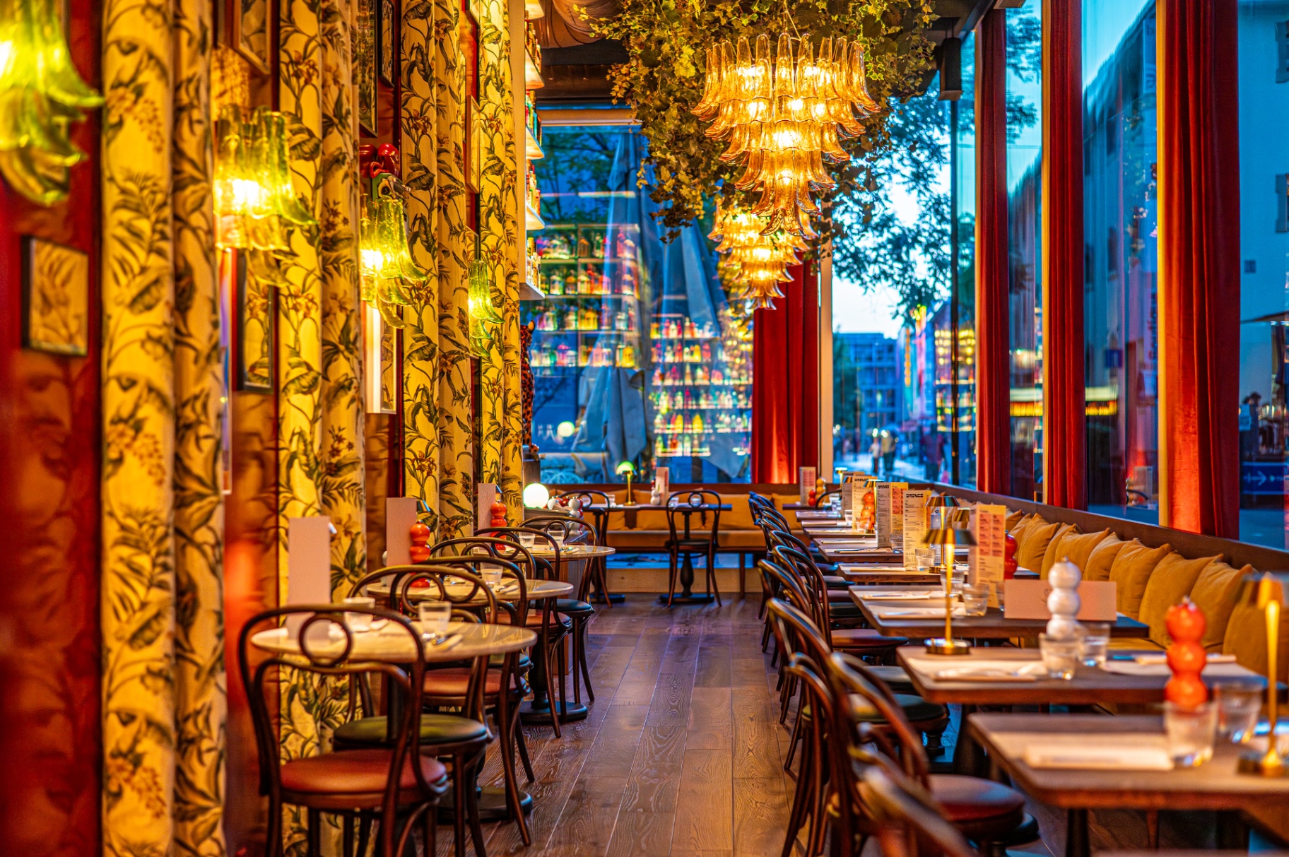 Salle du restaurant Gran Torino au Flon à Lausanne