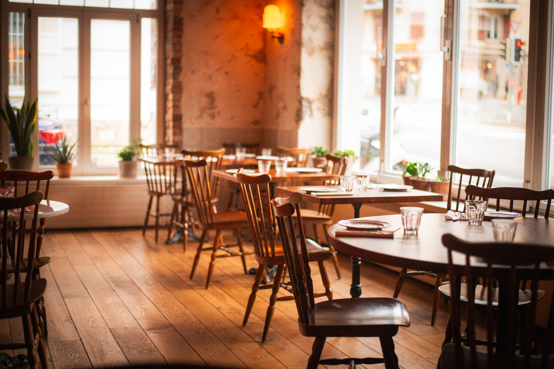 Salle de la Lupaia Osteria à l'avenue de la Harpe, Lausanne